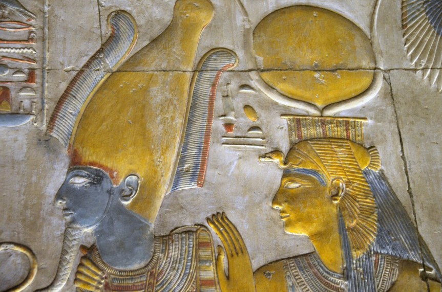 Isis and Osiris Relief