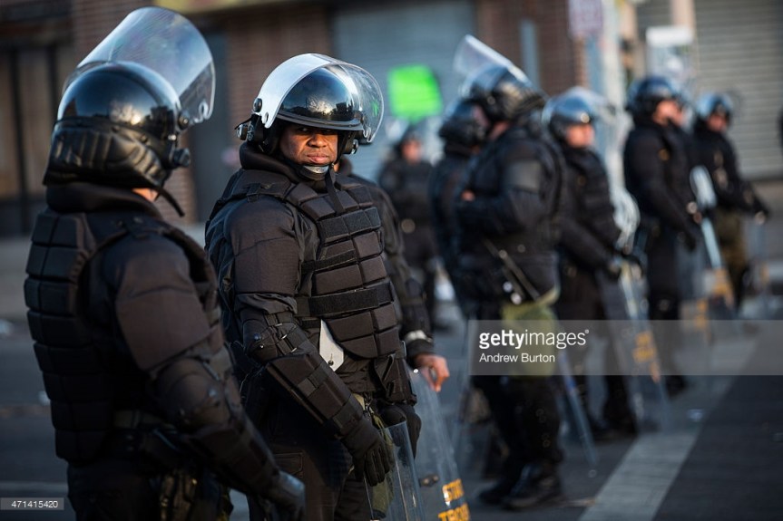 <> on April 28, 2015 in Baltimore, Maryland.